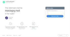 Desktop Screenshot of nocopy.net